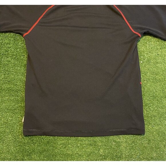 Carolina Hurricanes shirt mens medium black red Majestic Y2K short sleeve 29 - Picture 9 of 12